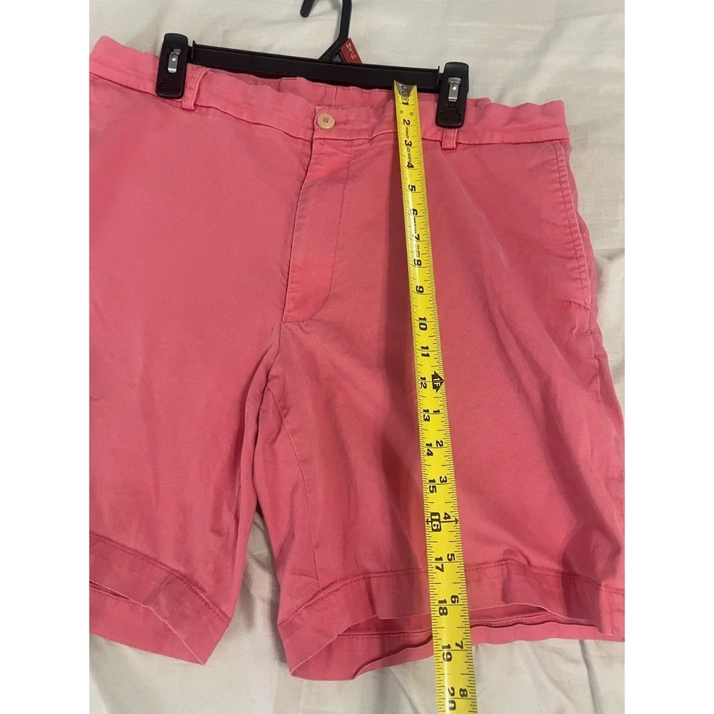 Southern Tide Shorts Mens 38 w Pink Chino Khaki Allen Fit Preppy Casual‎ Adult